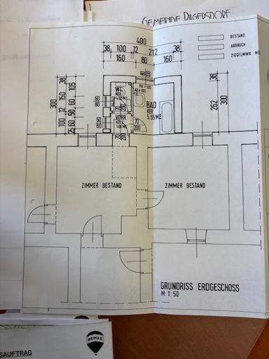 Zubau Sanitärbereich