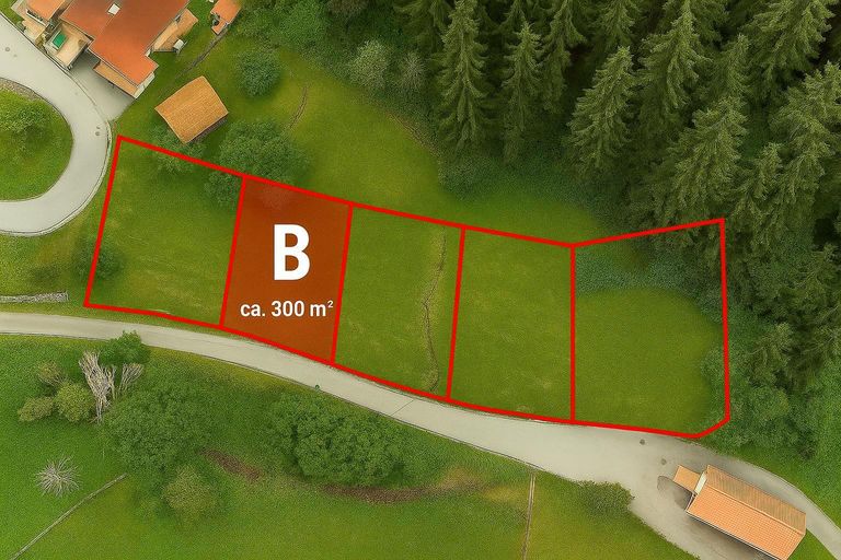Grundstück - Landeck - schematisch dargestellt