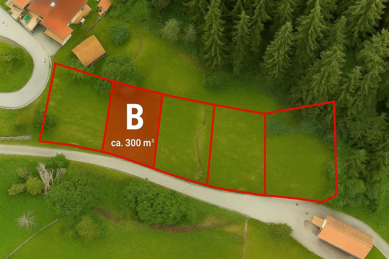 Grundstück - Landeck - schematisch dargestellt