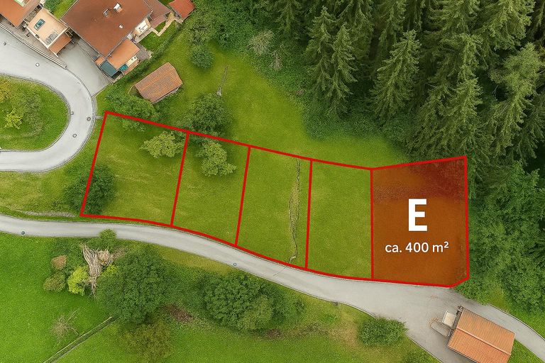 Grundstück - Landeck - schematisch dargestellt