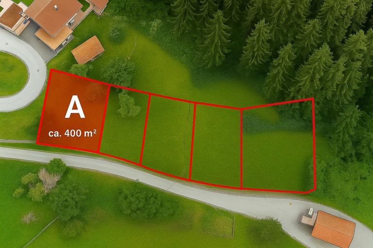 Grundstück - Landeck - schematisch dargestellt