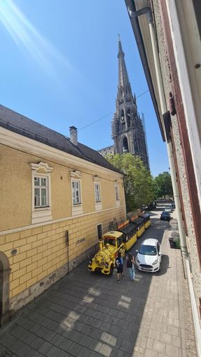 Aussicht von Zimmer 1 zum neuen Dom