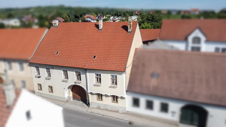 Straßenseite Drohne