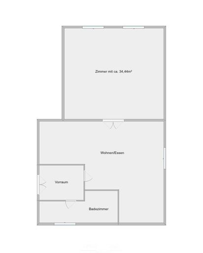 Schematischer Grundriss
