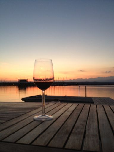 Sonnenuntergang am See - romantischer geht´s nicht!