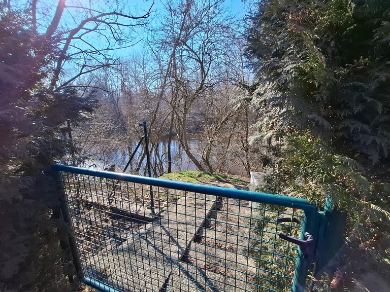 Ende des Grundstücks