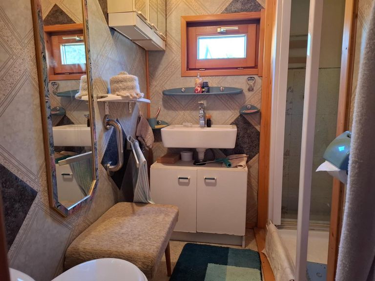 Badezimmer Mobilheim