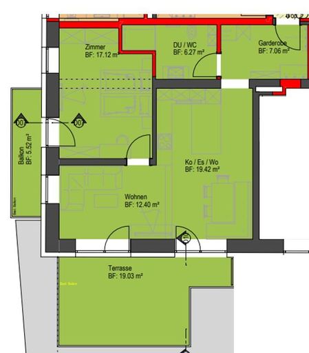 Pfunds - Grundriss - Top 9