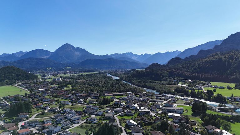 Pflach - Grundstück - Drohnenansicht