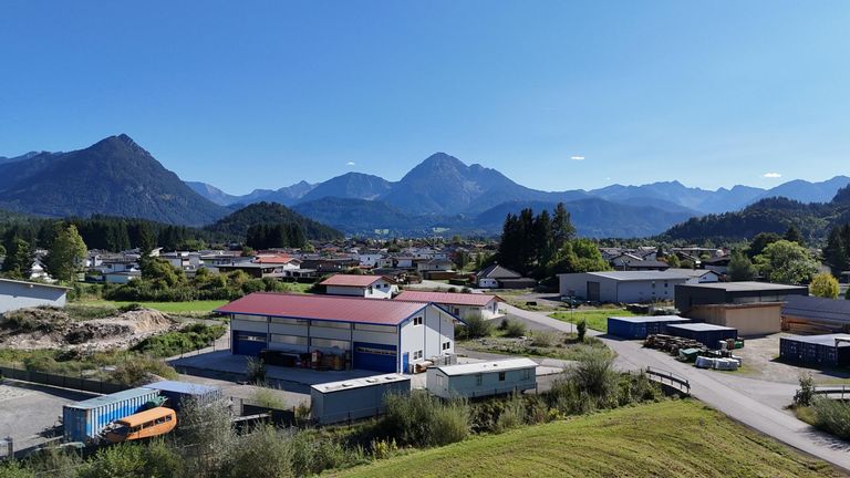 Pflach - Grundstück - Drohnenansicht