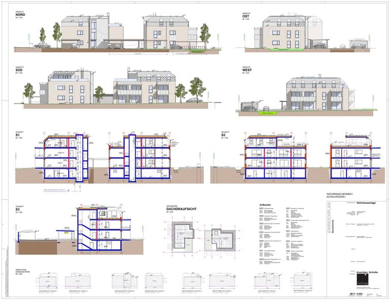 Ansichten + Schnitte
