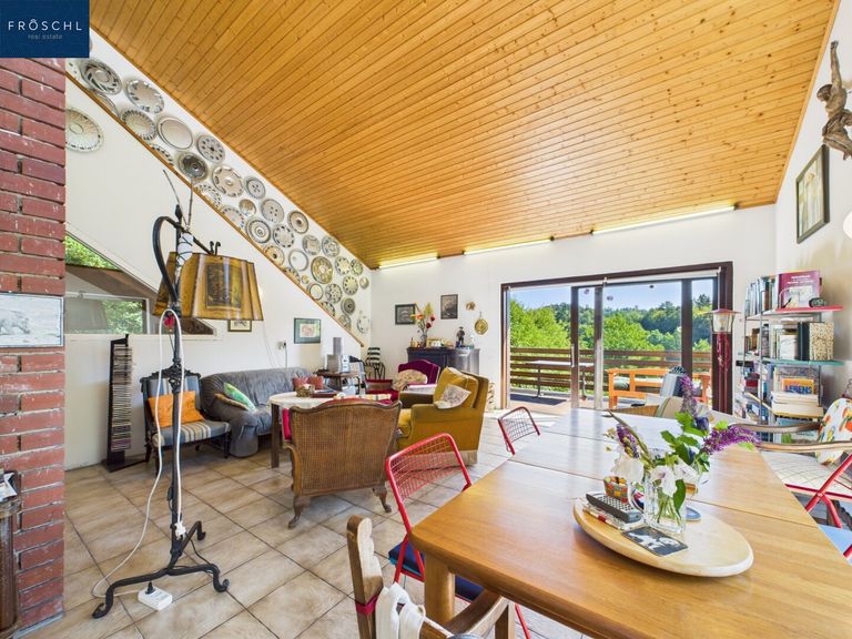 Wohnsalon mit davor liegender Terrasse - Haus C - Pic 1