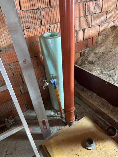 Anschlüsse im Dachboden