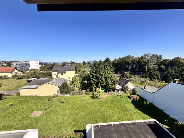 Ausblick Fenster Wohnbereich