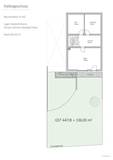 Haus 3 Planskizze Keller