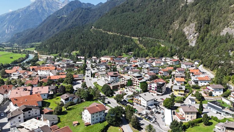 Pfunds - Drohnenansicht