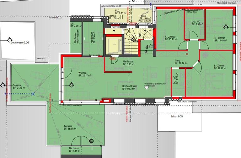 Pfunds - Grundriss - Top 19