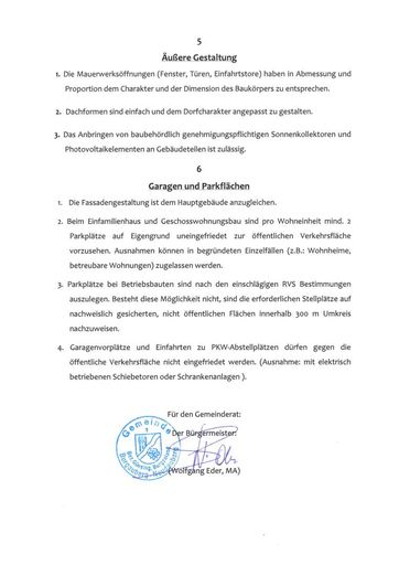 Bebauungsrichtlinien Burgauberg Neudauberg_2