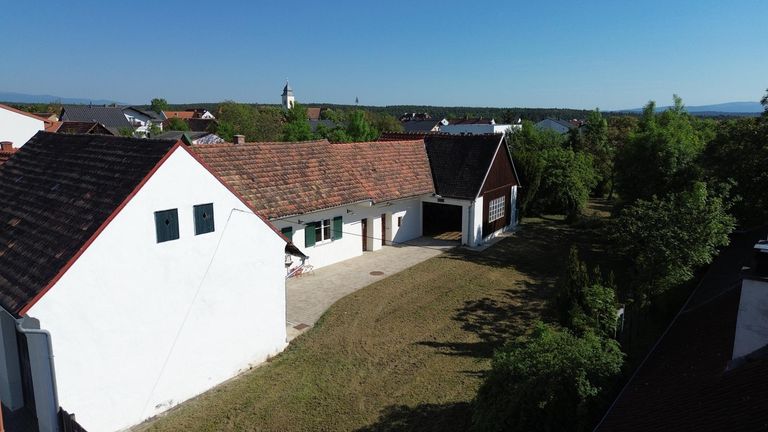 Drohnenasnicht Innenhof
