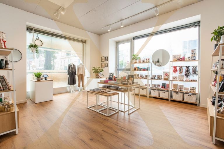 Bsp. Geschäftsfläche - Visualisierung – Einrichtung & Renovierung mittels KI