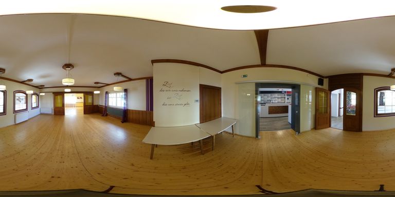 360° großer Saal