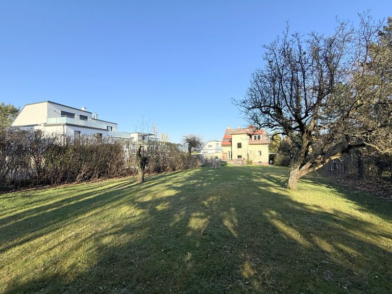 Rückansicht mit Garten