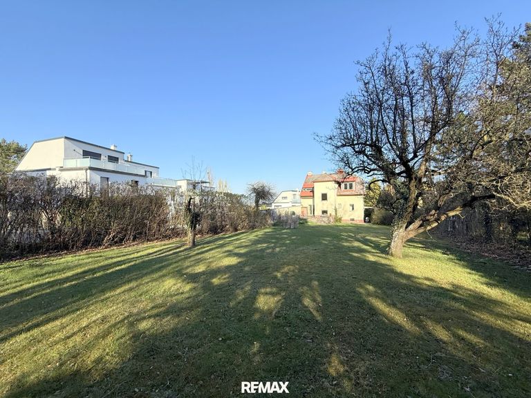 Rückansicht mit Garten