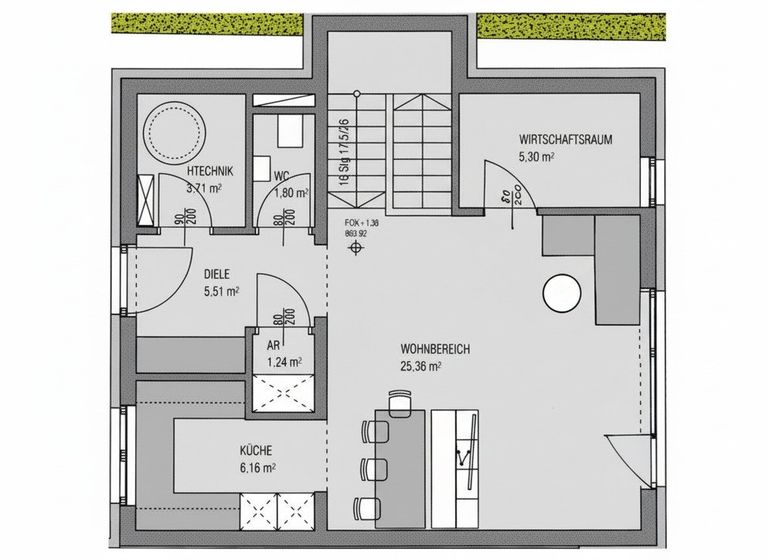 Grundriss Obergeschoss