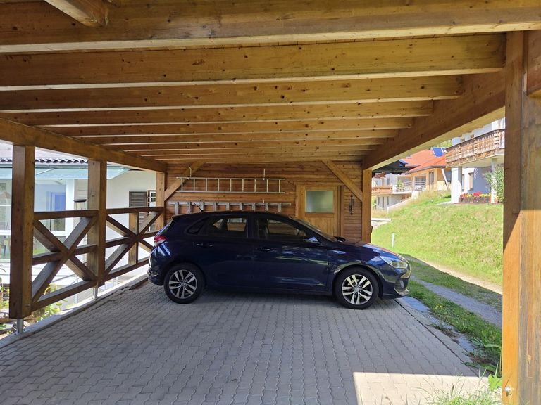 modernes Doppelcarport