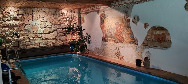 Schwimmbad - beheizt und Gegenstromanlage