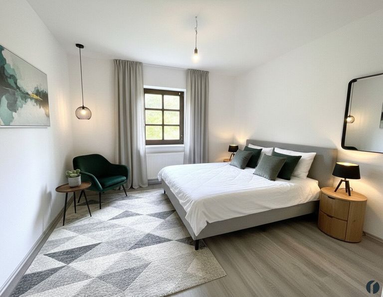 Schlafzimmer KI-generiert