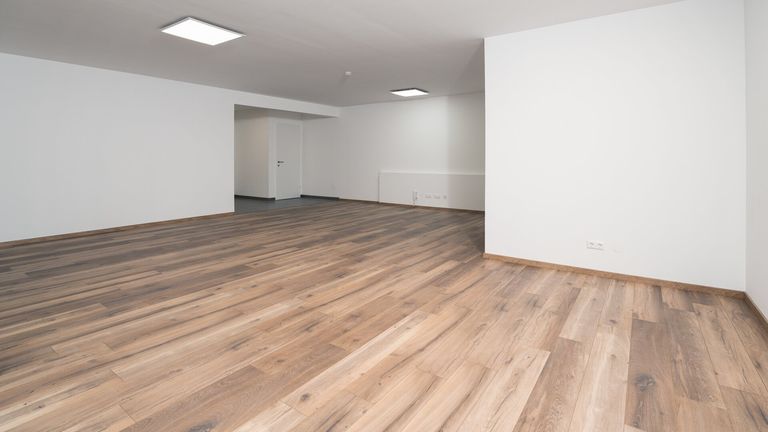 Ansicht von Terasse ins Büro