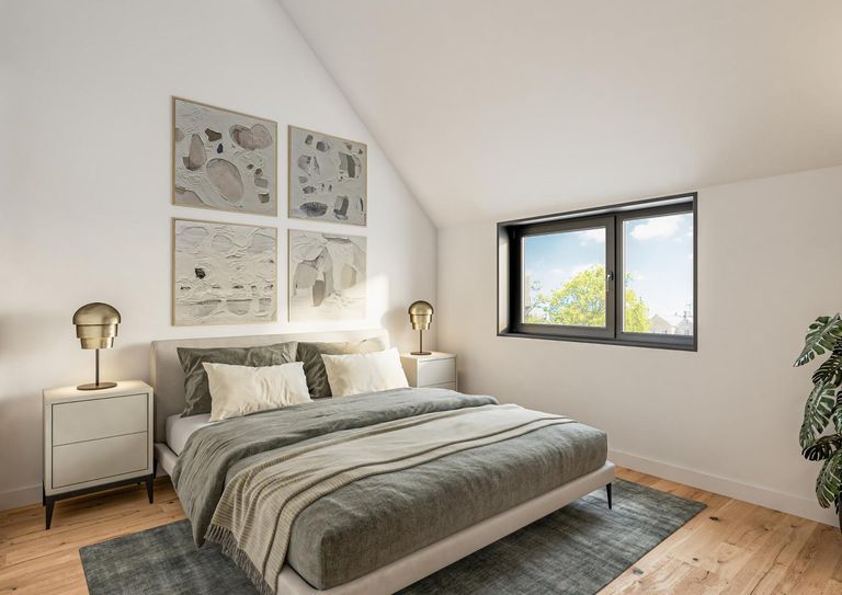 Beispielbild Schlafzimmer im DG