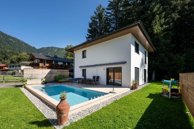 Außenbereich mit Garten