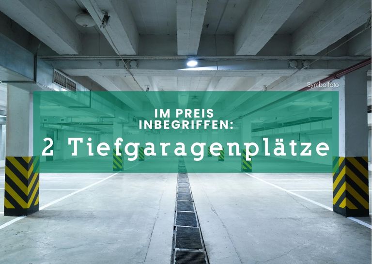 2 Tiefgaragenplätze inkl.