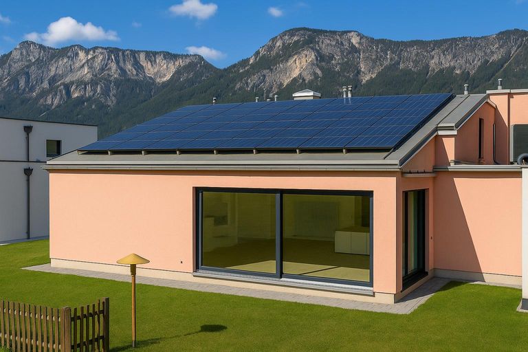 PV Anlage am Haus