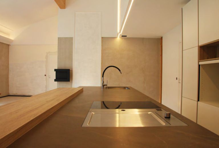 Küche mit Bora Geräten.