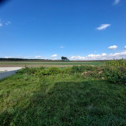 schöne Aussicht von der Terrasse
