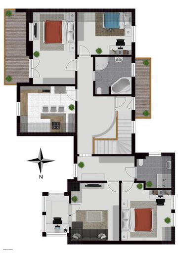 Grundriss Obergeschoss