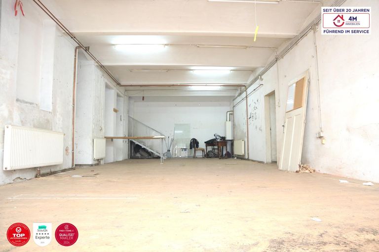 Durchsicht vom hinteren Rand nach vorne