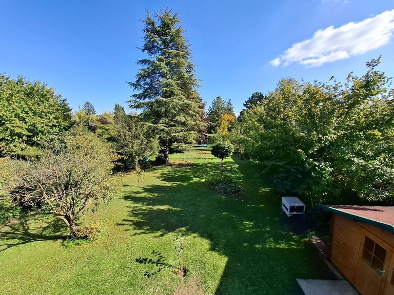 Blick vom Balkon