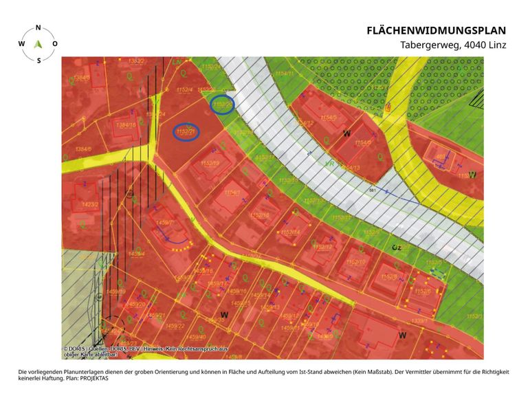 Flächenwidmungsplan Tabergerweg