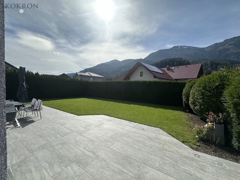 Ansicht Südterasse & Garten