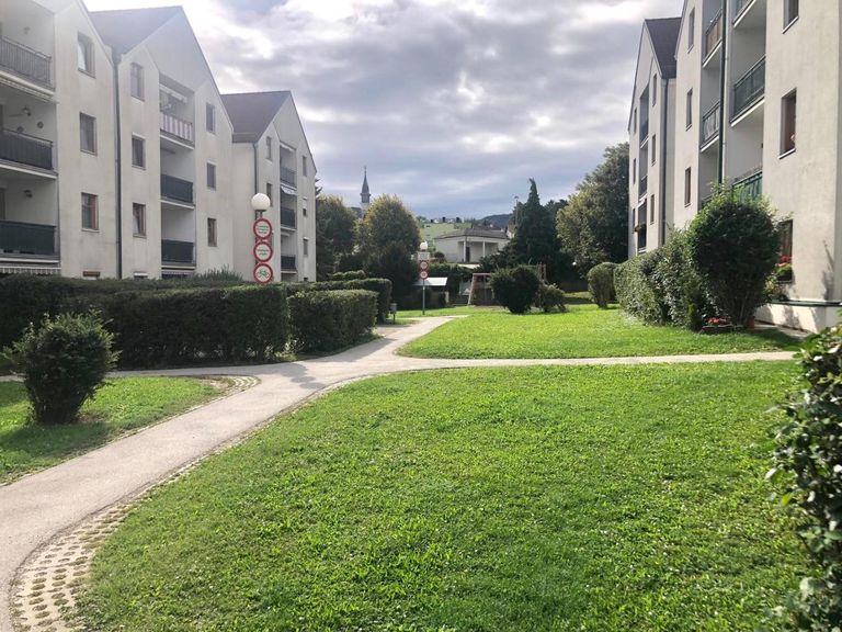 Blick vom Innenhof nach Kohlreith