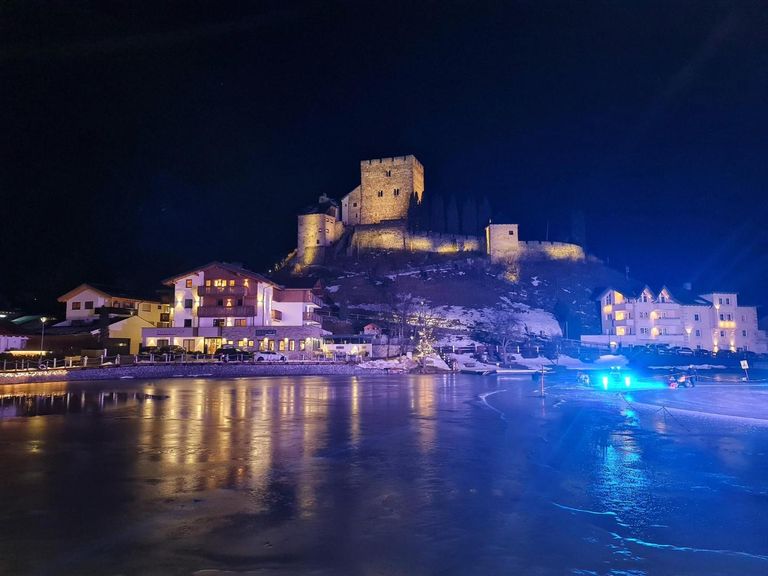 Chalet - Ladis bei Nacht
