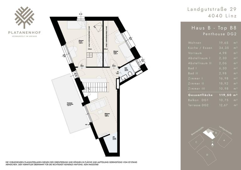 Planskizze Top B8_DG2