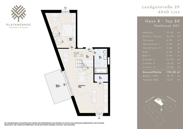 Planskizze Top B8_DG1