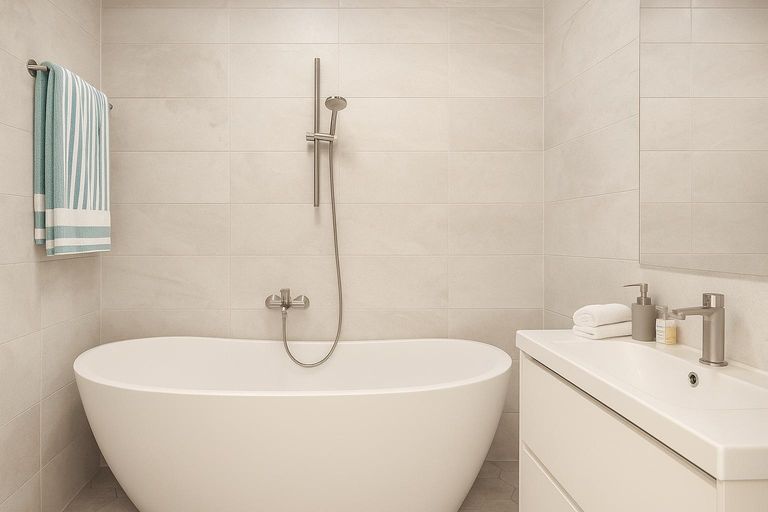 Badezimmer (virtuell eingerichtet)