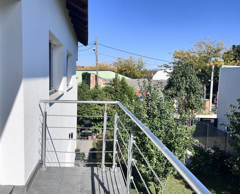 Blick vom Balkon Richtung Osten