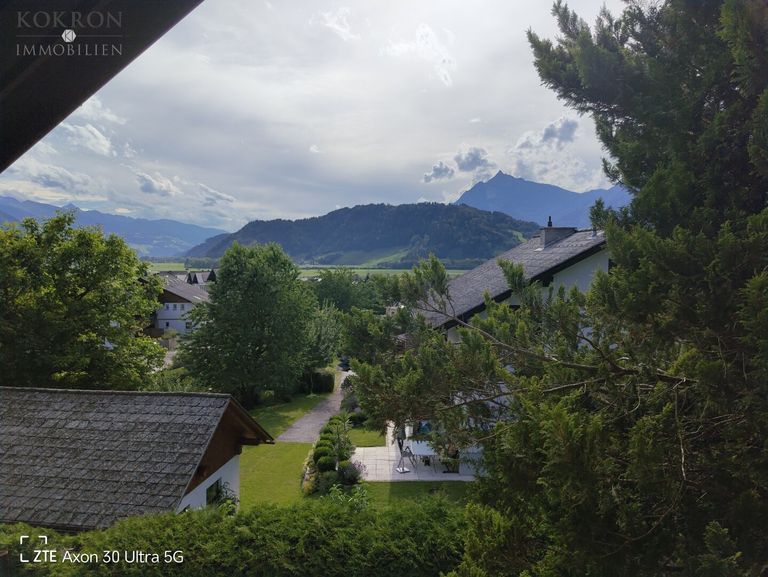 Die Aussicht vom Balkon